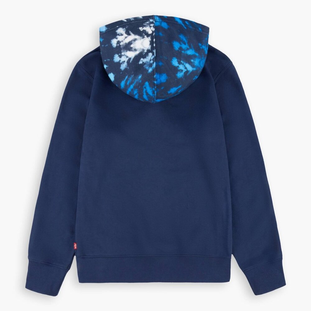 NWT - Levi’s Big Boys Tie Dye Hoodie Sweatshirt + Shorts Set, Blue  - Size XL - Picture 6 of 13